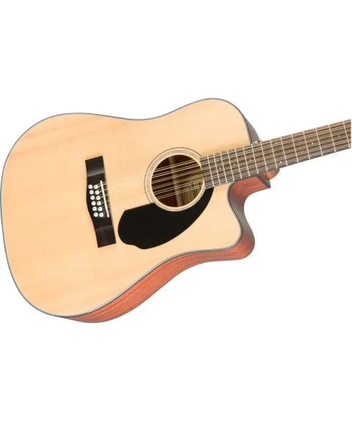 Chitarra elettroacustica Dreadnought a 12 corde, Natural