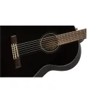 Concert black acoustic guitar