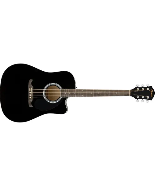 Electro-acoustic guitar Dreadnought Black
