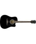Electro-acoustic guitar Dreadnought Black