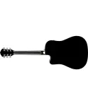 Electro-acoustic guitar Dreadnought Black