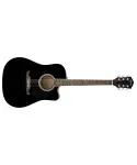 Electro-acoustic guitar Dreadnought Black