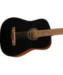 Traveler acoustic guitar 3/4 black