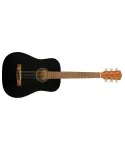 Traveler acoustic guitar 3/4 black