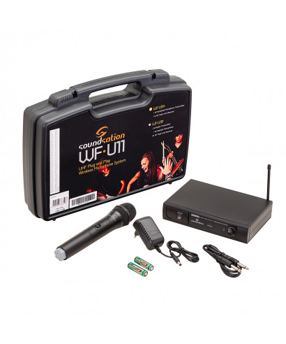 RADIOMICROFONO UHF SOUNDSATION WF-U11HB TX A MANO 863.55 MHz