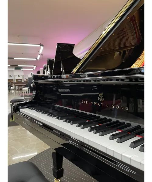 half-tail piano Steinway & Sons or-180 black