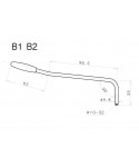 Tremolo lever GOTOH B2 C