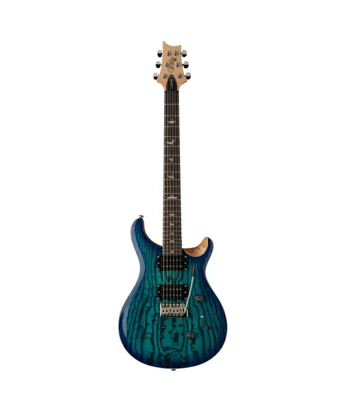 PRS SE Custom 24 Burled Ash Lake Blue - Chitarra Elettrica | Piazzo