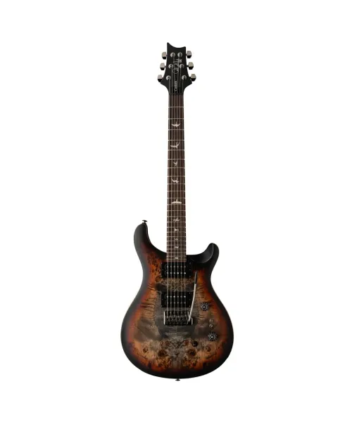 PRS SE Custom 24-08 Poplar Burl Charcoal Cherry Midnight Burst