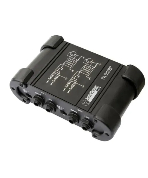 AudioDesign PADI200P - DI Box PRO 2 Canali Passiva | Piazzo