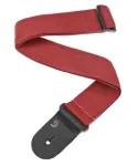 D'Addario PWS101 Polypro Guitar Strap RED - Red shoulder strap | Piazzo