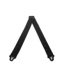 D'Addario 50bal00 Auto Lock Strap Black - Black shoulder strap | Piazzo