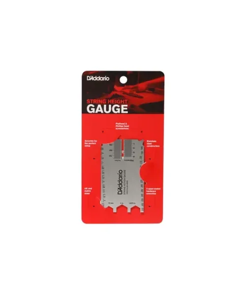 D'Addario PW-SHG-01 String Height Gauge - Misuratore Corde e Pickup