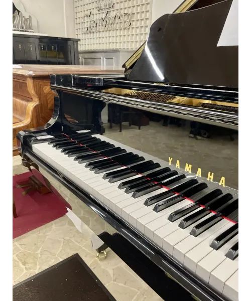 half-tailed piano Yamaha C3 black