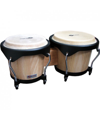 BONGOS SOUNDSATION SB01-NT  6"+7" NATURALE HW-BK