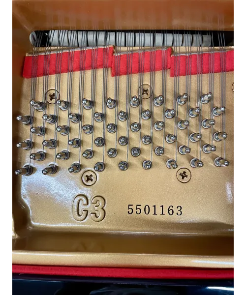 half-tailed piano Yamaha C3 black