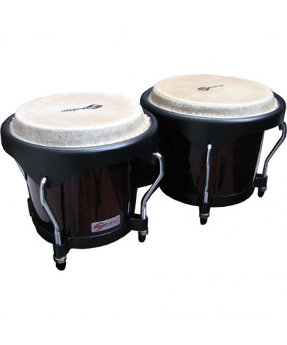 Bongos soundation sb01-dw 6''+7'' dark wood hw-bk