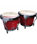 Bongos SOUNDSATION Sb02-Rd 7 "+8" red HW-Ch
