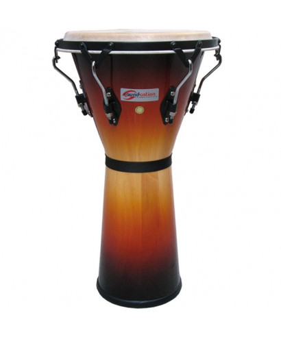 DJEMBE SOUNDSATION SDJ01-SB SUNBURST 12" 1/2" HW-BK