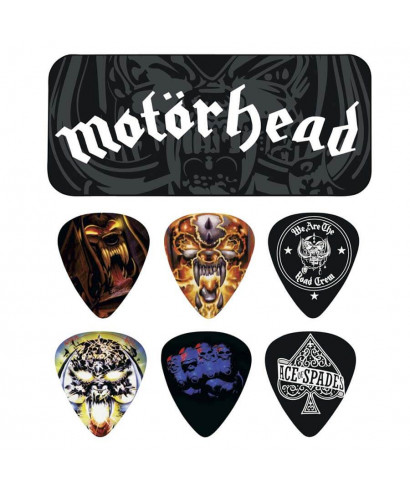 BOX IN METALLO 6 PLETTRI DUNLOP MOTÖRHEAD ALBUM MHPT03 0.73