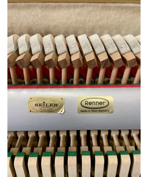 Pianoforte verticale seiler nero lucido