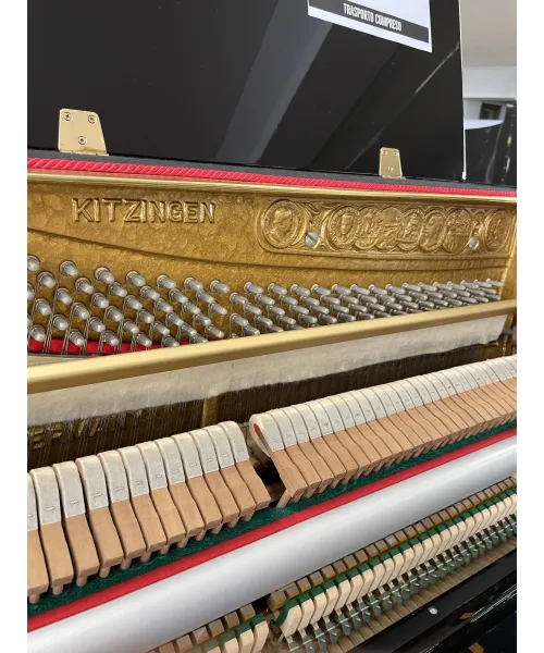 Pianoforte verticale seiler nero lucido