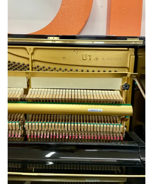 vertical piano yamaha u1h black