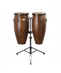 COPPIA CONGAS SOUNDSATION  SCO10M-MH 10 +11" MANGO SATIN NATURAL  HW-BK