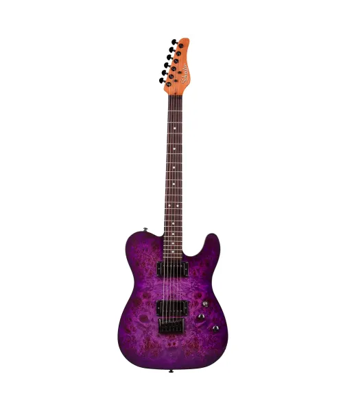 Schecter PT Standard Purple Burst Burl – Chitarra Elettrica