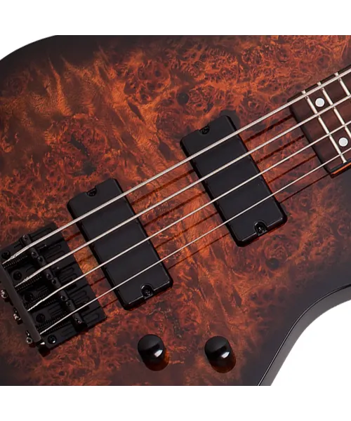 Schecter C-4 Standard Tobacco Burl – Basso Elettrico Solid Body