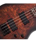 Schecter C-4 Standard Tobacco Burl – Basso Elettrico Solid Body