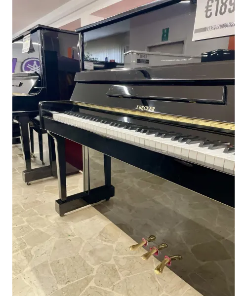 vertical piano j. Becker black