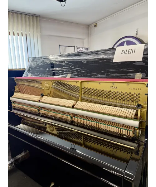Pianoforte verticale yamaha mod. u5as nero lucido + silent