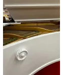 Pianoforte mezza coda c. bechstein bianco satinato + panchina