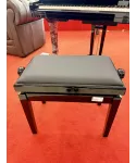 Glossy black piano bench