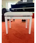 Panchina pianoforte bianco lucido
