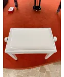 Panchina pianoforte bianco satinato