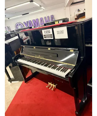 Piano Vertical Schulze Pollmann Mod.S132a Shiny Black + Kit Sil