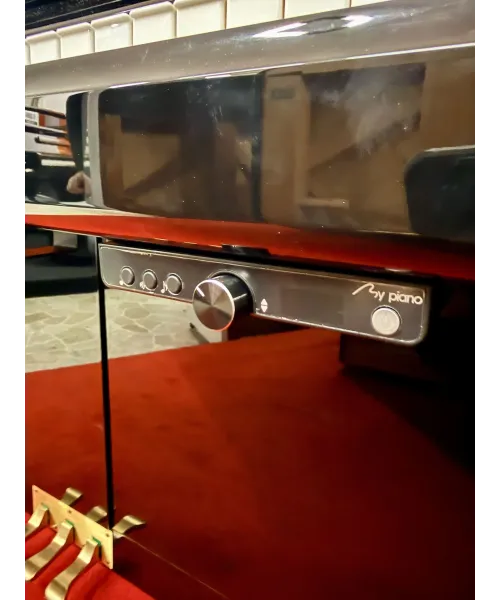 Pianoforte verticale schulze pollmann mod.s132a nero lucido + kit sil