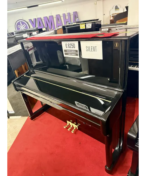 Piano Vertical Schulze Pollmann Mod.S132a Shiny Black + Kit Sil