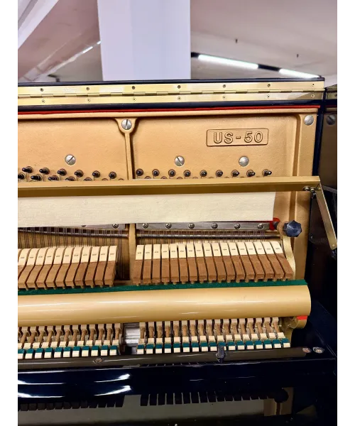 Pianoforte verticale kawai us50 conservatorio nero lucido