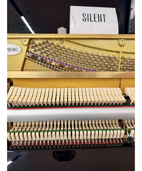 Pianoforte verticale offberg mod. 122t nero lucido + silent