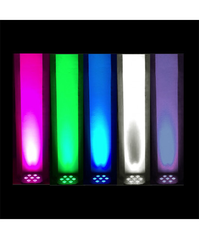 PROIETTORE LED SOUNDSATION PAR-10W-7-R RGBWAV 6IN1 CON TELECOMANDO