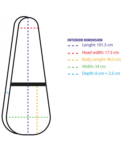 Pencil case SOUNDSATION DHC drop-EG electric guitar