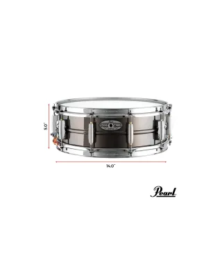 Pearl SD 1 OMM Rullante in Ottone Black/Chrome | Piazzo Strumenti