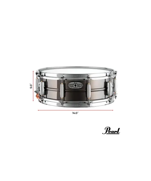 Pearl SD 1 OMM Rullante in Ottone Black/Chrome | Piazzo Strumenti