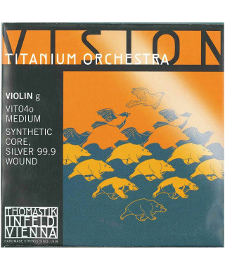 Rope THOMASTIK Violin Vision Titanium Orchestra Vit04o Sol 4/4
