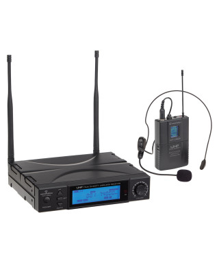 True Diversity UHF radiomicrophone SOUNDSATION Wf-U1300P 300 channels TX Pocket 823-832mhz