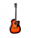 Chitarra acustica soundsation yosemite-dnce-sb