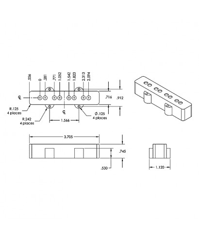 Pickup SEYMOUR DUNCAN Sjb-1b VNTg for Jazz Bass